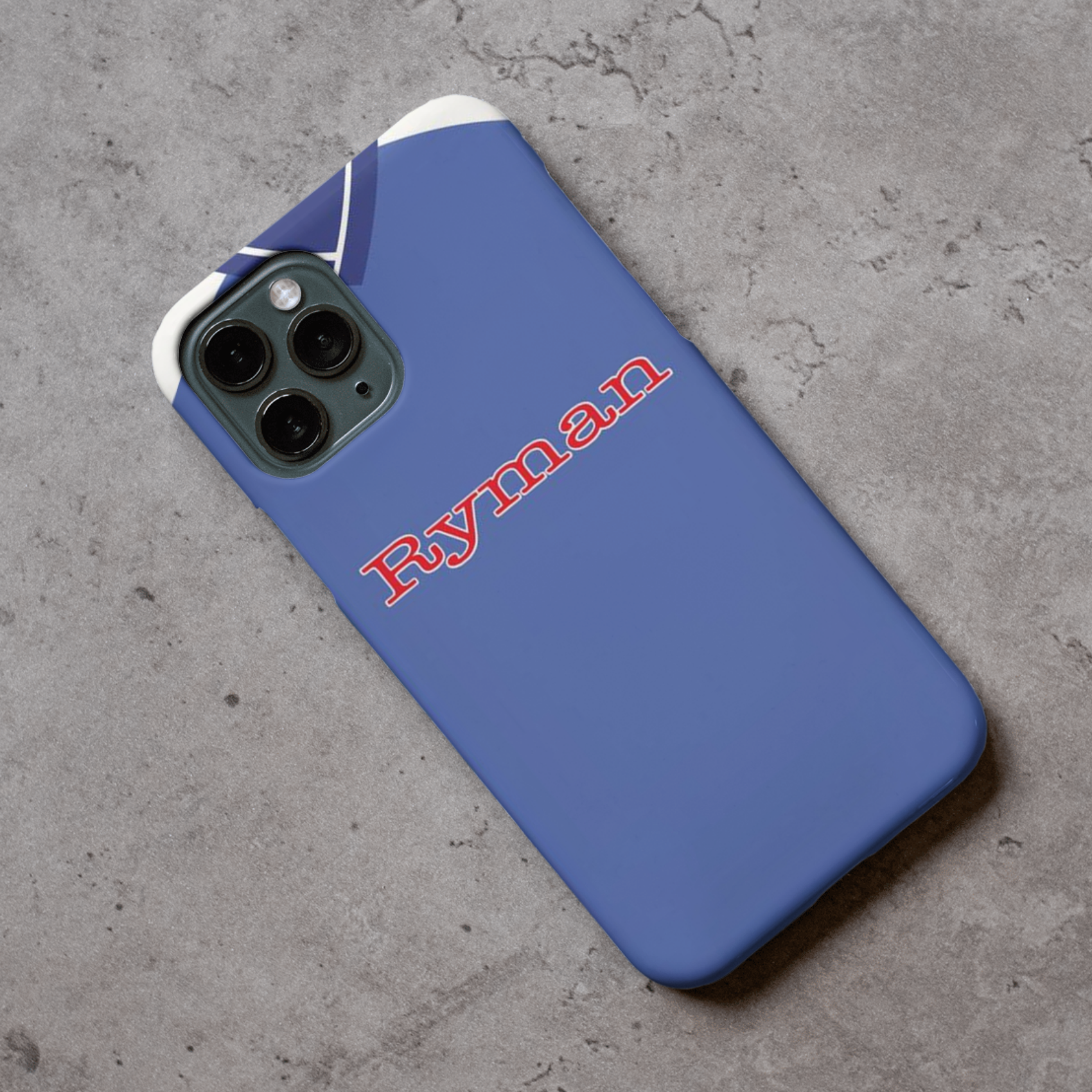 Millwall Home Shirt Protective Premium Hard Rubber Silicone Phone Case Cover