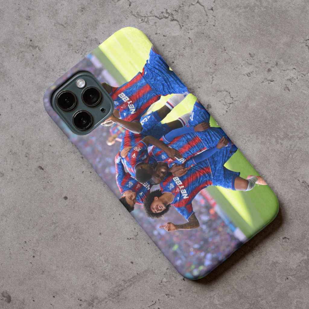 Crystal Palace FA CUP WINERS Protective Premium Hard Rubber Silicone Phone Case Cover