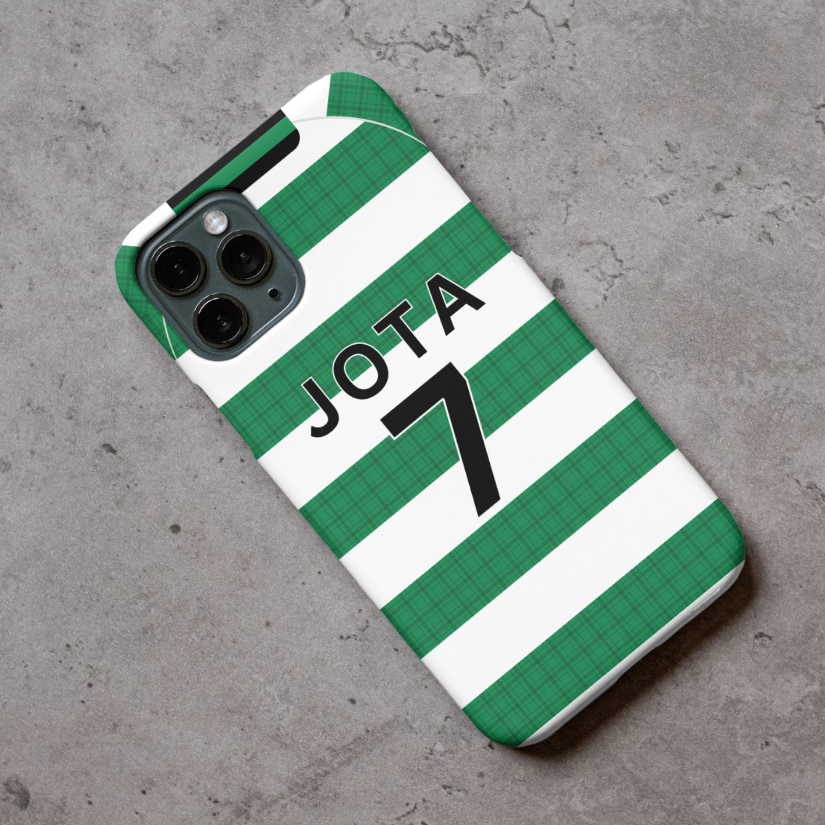 Glasgow Cel 2025-2026 Home Football Shirt (choose any Name and Number) Protective Premium Rubber Silicone Phone Case