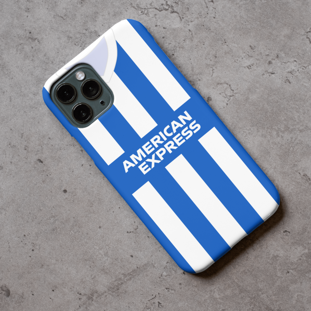 Brighton 2025/26 Home Football Shirt Protective Premium Hard Rubber Silicone Phone Case Cover
