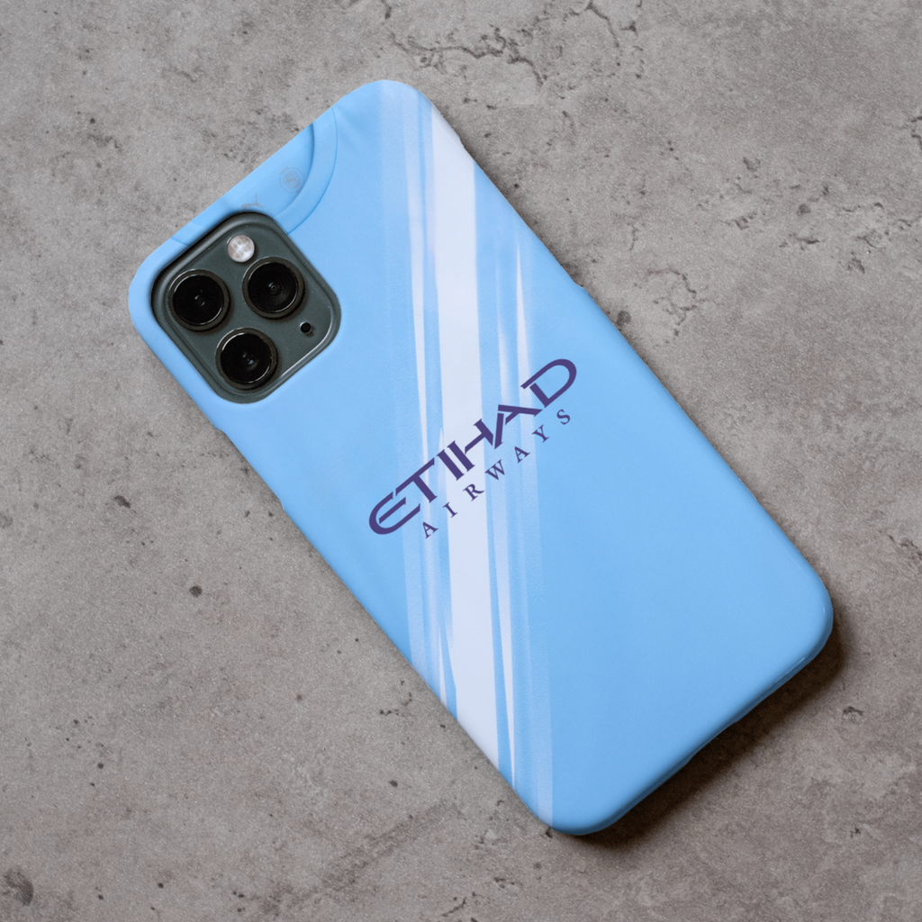 Man City 2025/26 Shirt Protective Premium Hard Rubber Silicone Phone Case Cover