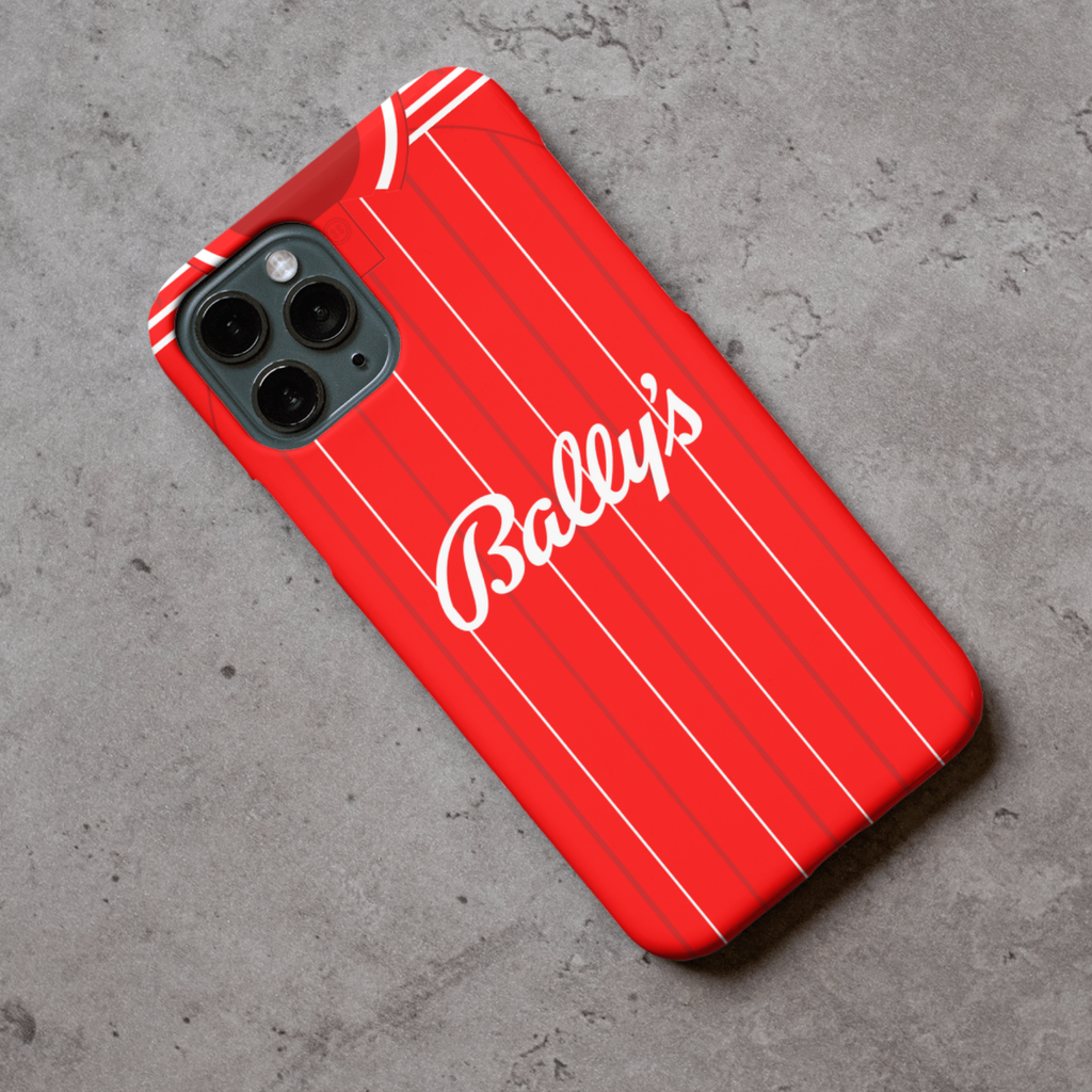 Nottingham Forest Home 2025/26 Football Shirt Collage Protective Premium Hard Rubber Silicone Phone Case Cover