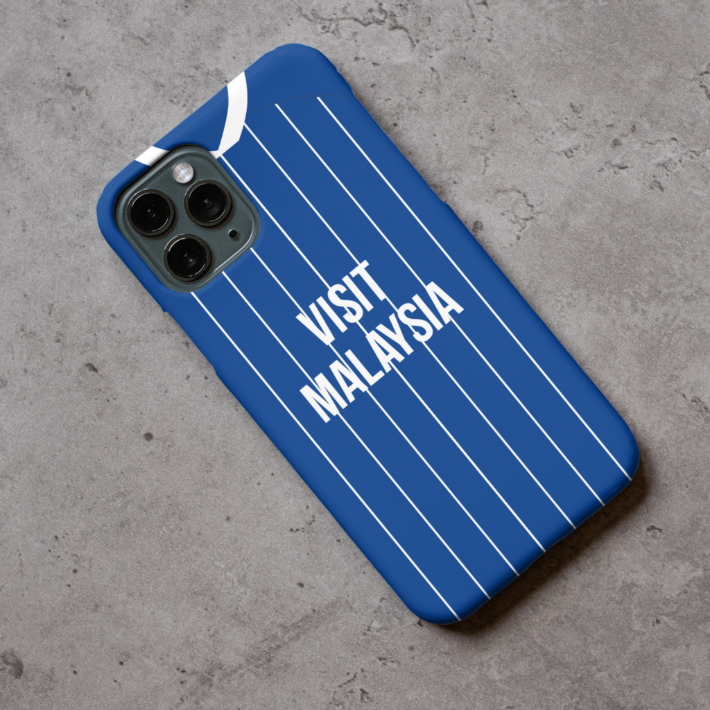 Cardiff C 2025/26 Shirt Protective Premium Hard Rubber Silicone Phone Case Cover