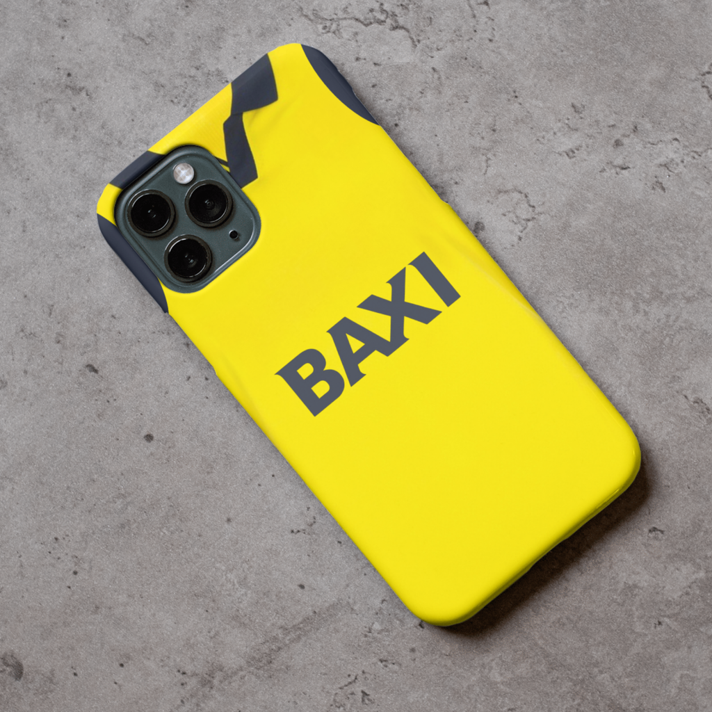 Oxford United 2025/26 football Shirt Protective Premium Hard Rubber Silicone Phone Case Cover