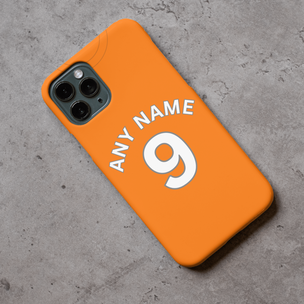 Blackpool 2025/26 Home Football Shirt (choose any Name and Number) Protective Premium Rubber Silicone Phone Case