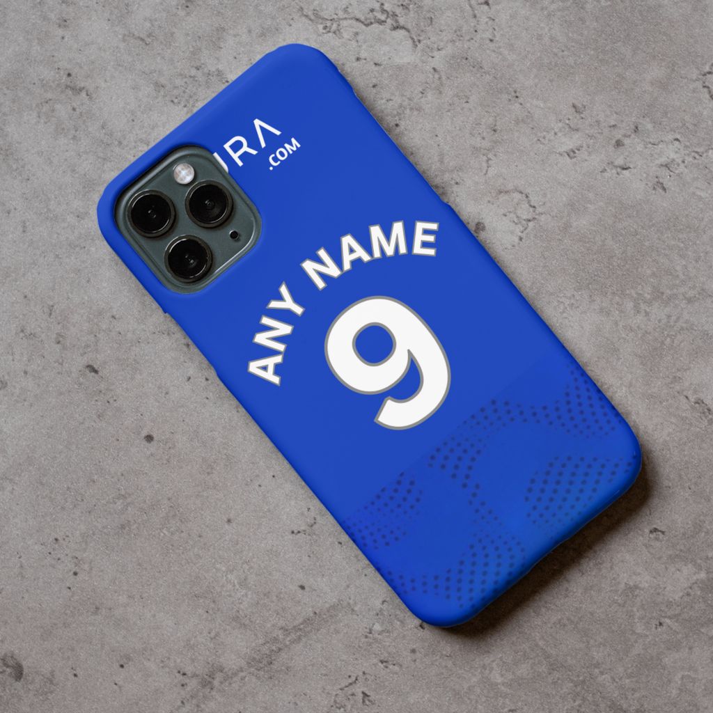 Portsmouth 2025-2026 Home Football Shirt (choose any Name and Number) Protective Premium Rubber Silicone Phone Case