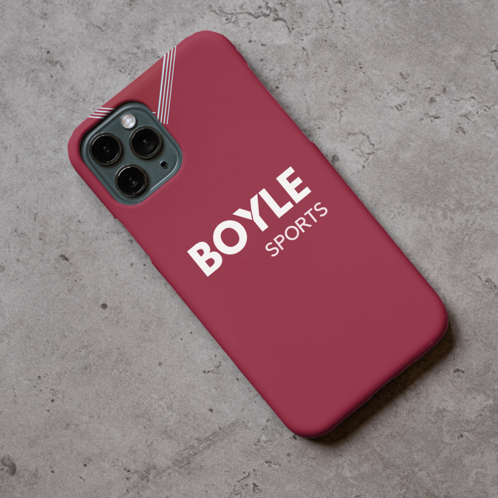 WH London Claret & Blue Shirt 2025/26 Protective Premium Hard Rubber Silicone Phone Case Cover