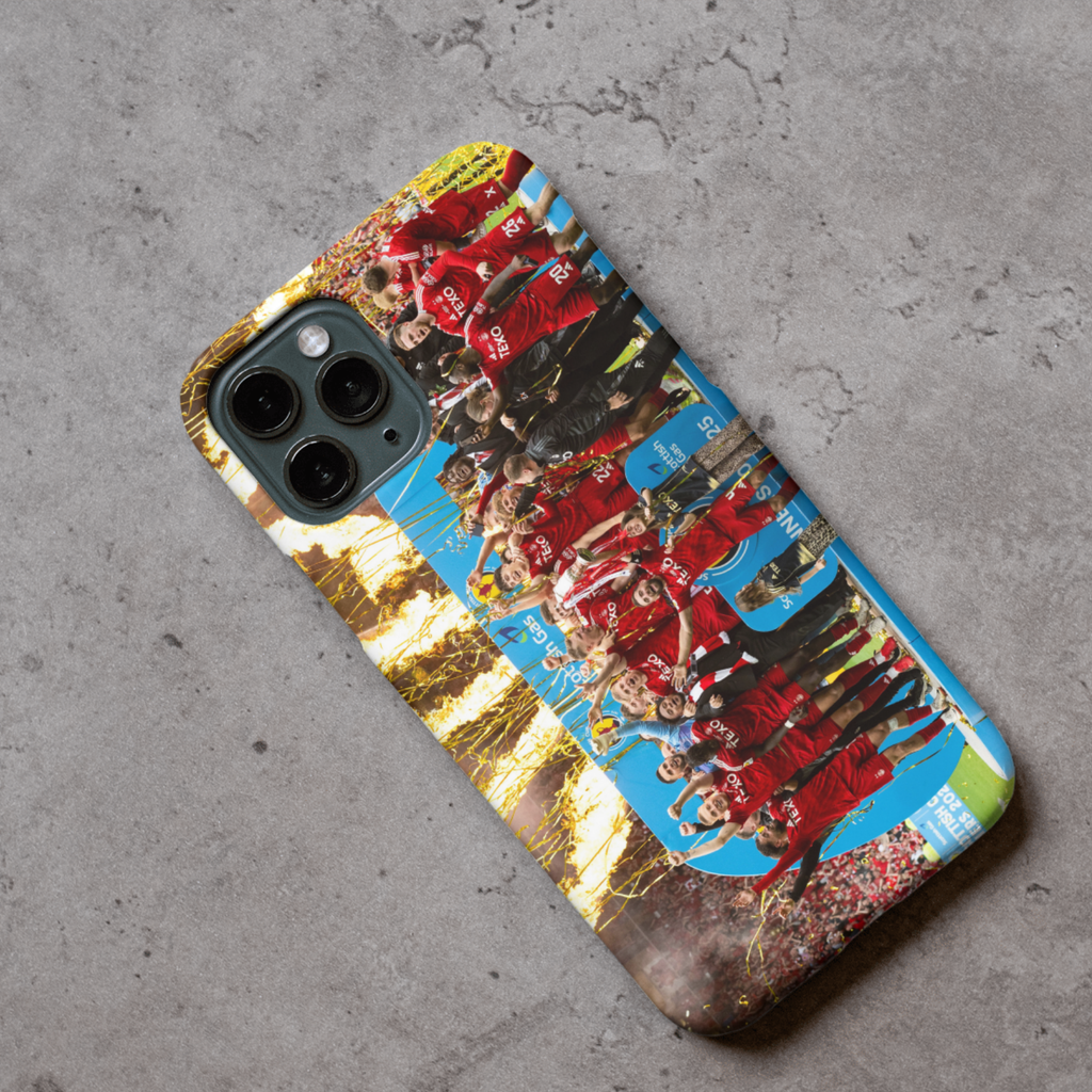 Aberdeen 2024/25 WINNERS Football Shirt Protective Premium Hard Rubber Silicone Phone Case Cover