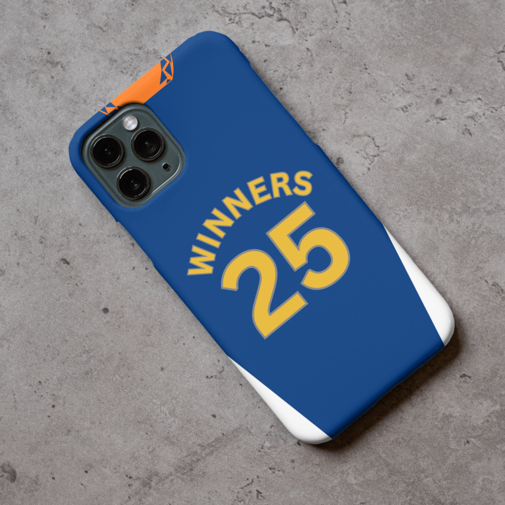 Oldham 202/25 Home WINNERS 25 Protective Premium Hard Rubber Silicone Phone Case Cover
