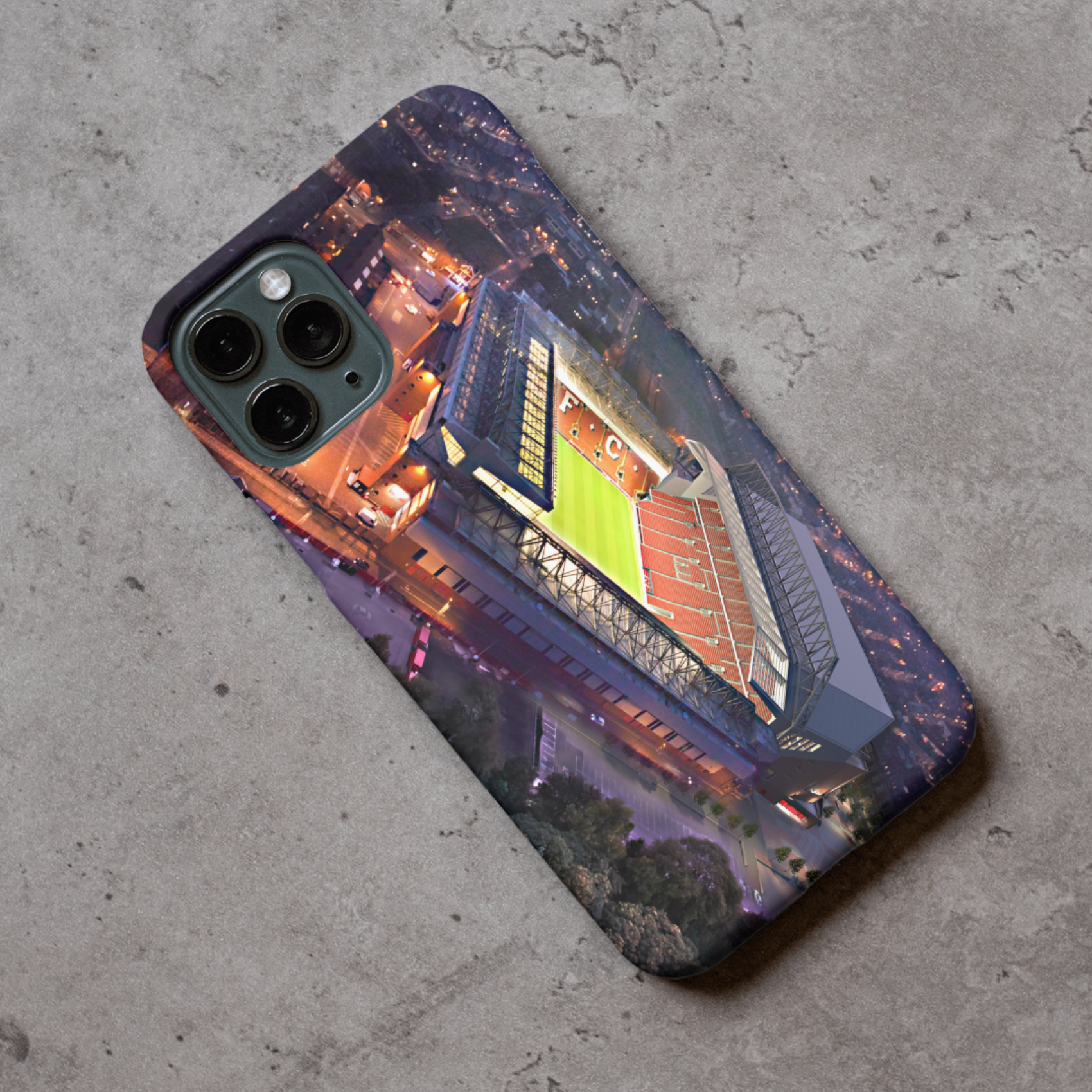 Liverpool Stadium Protective Premium Hard Rubber Silicone Phone Case Cover