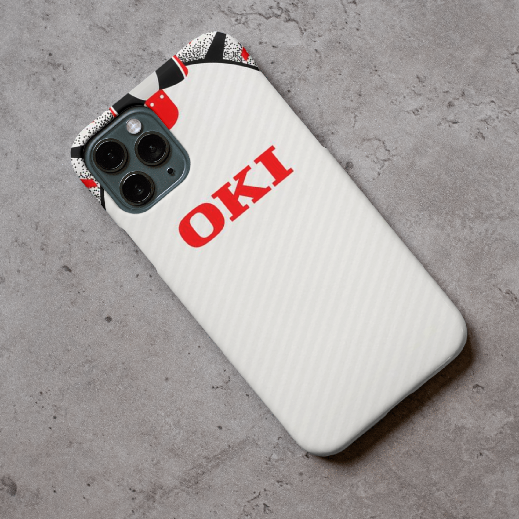 Clyde Retro Football Shirt Rubber Premium Phone Case