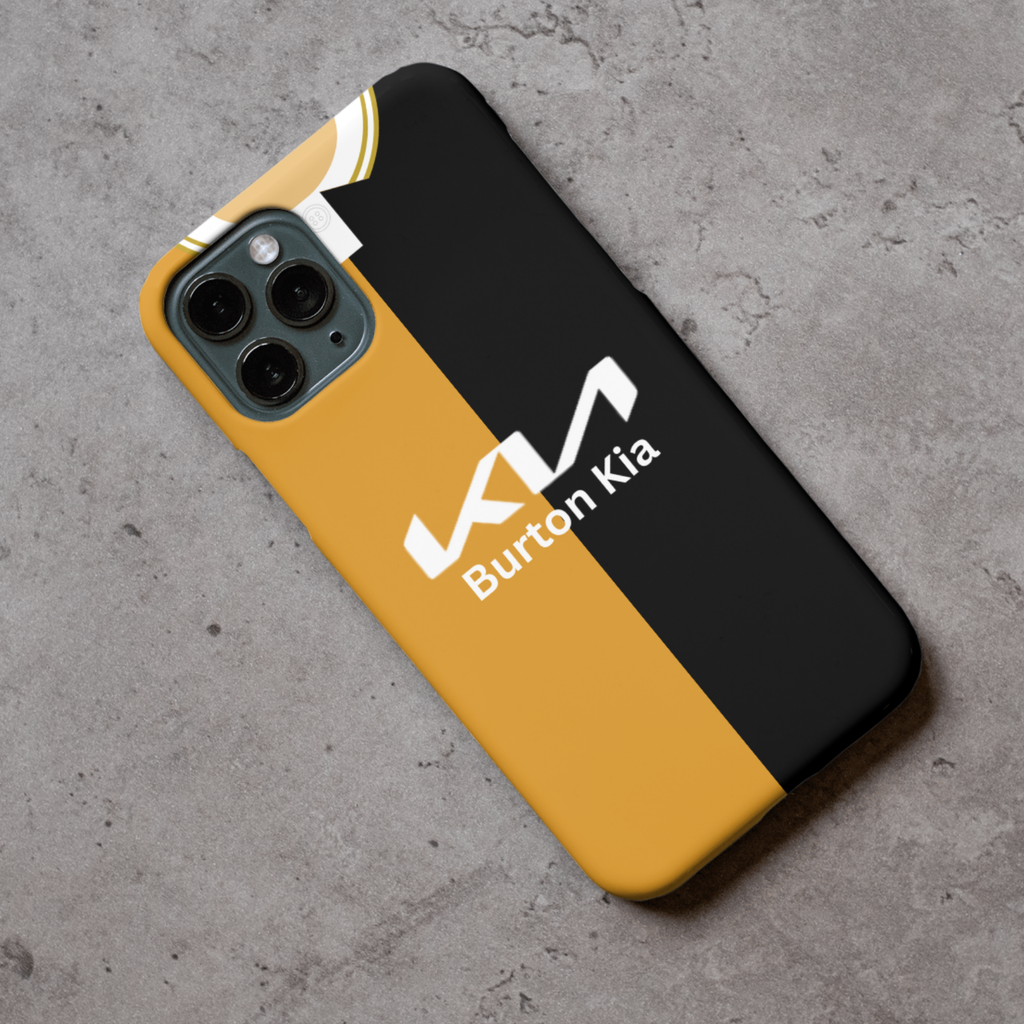 Burton Albion 2025/26 Protective Premium Hard Rubber Silicone Phone Case Cover