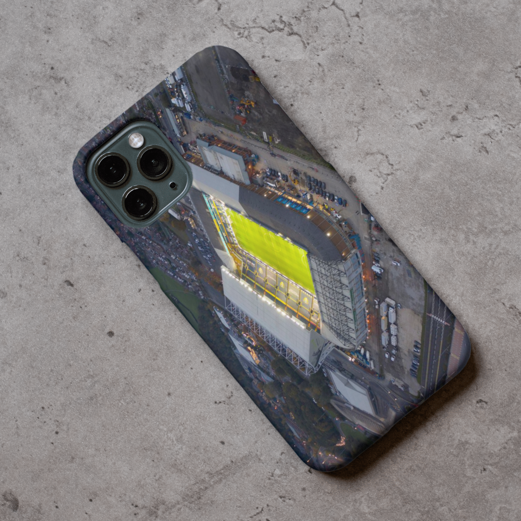 Leeds Stadium Protective Premium Hard Rubber Silicone Phone Case Cover