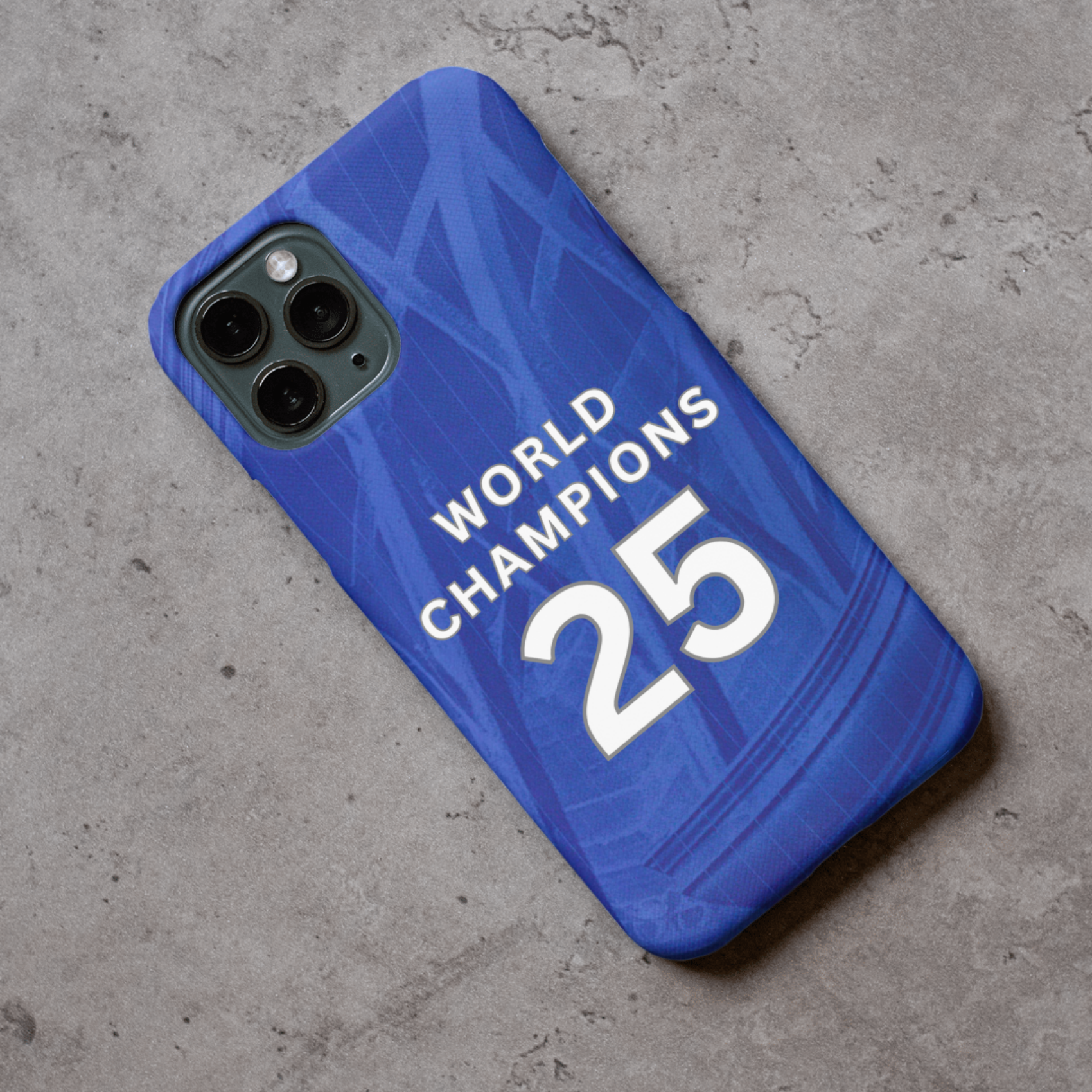 Chelsea 2025/26 Home Football Shirt Protective Premium Hard Rubber Silicone Phone Case Cover