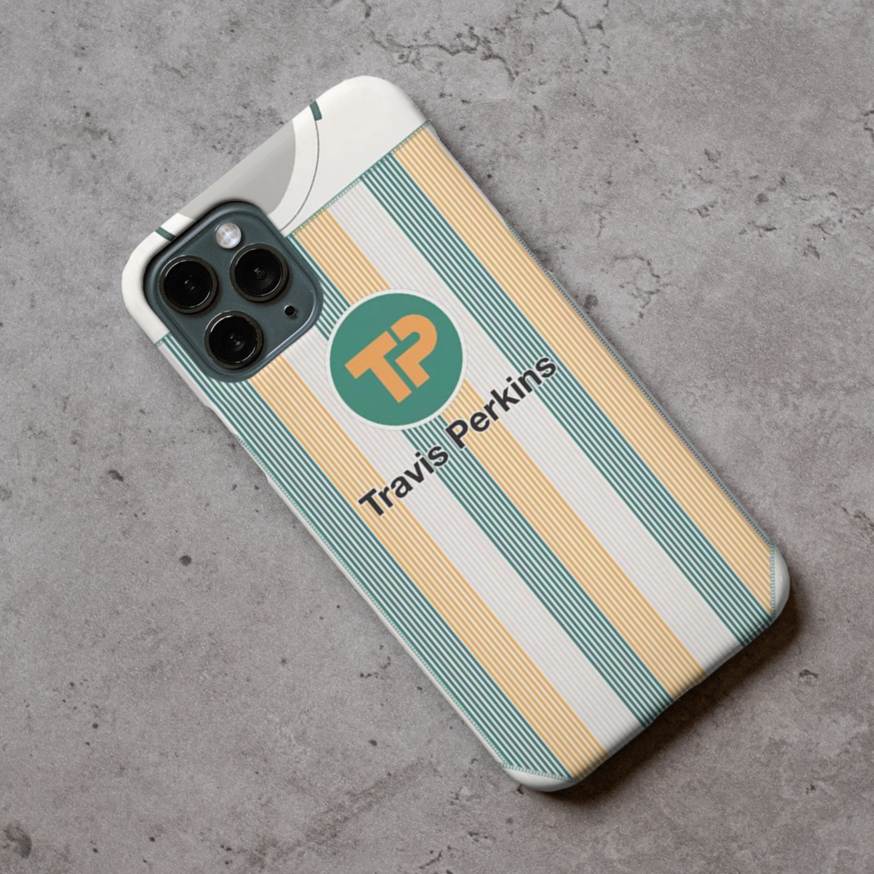 Northampton Saints Retro Rugby Shirt Protective Premium Hard Rubber Silicone Phone Case Cover