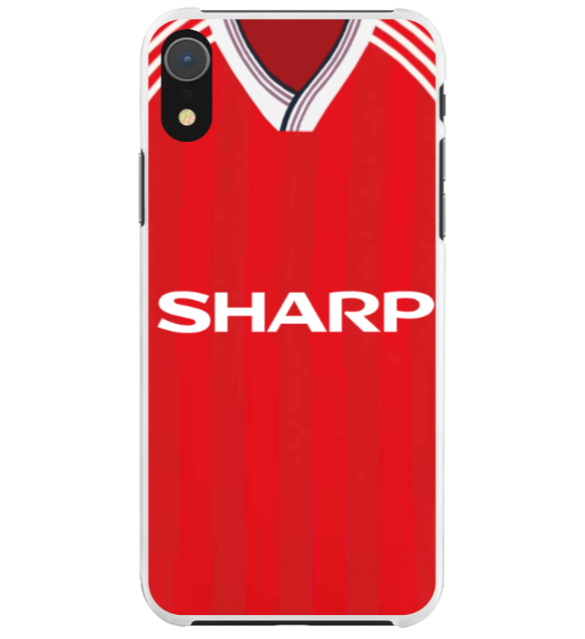 Man Utd Home 1988 Protective Premium Hard Rubber Silicone Phone Case Cover - Image 4