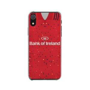 Munster Rugby Retro Shirt Hard Rubber Premium Phone Case (Free P&P)