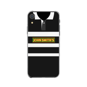 Newcastle Falcons Retro Rugby Shirt Hard Rubber Premium Phone Case (Free P&P)