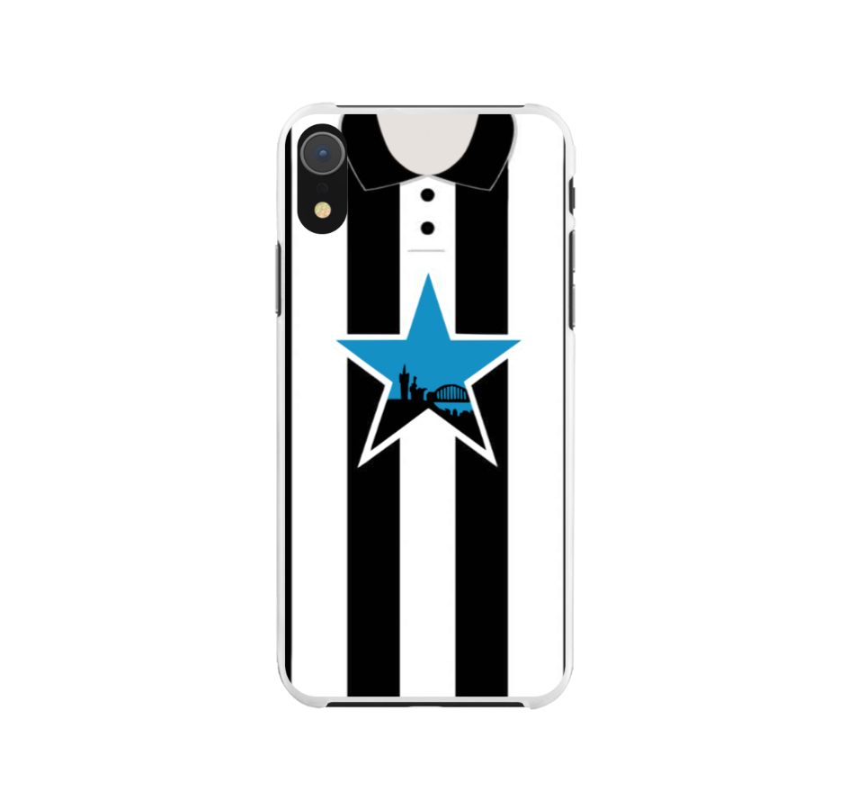 Newcastle United Home 1993 Retro Shirt Premium Protective Hard Rubber Silicone Phone Case Cover - Image 3