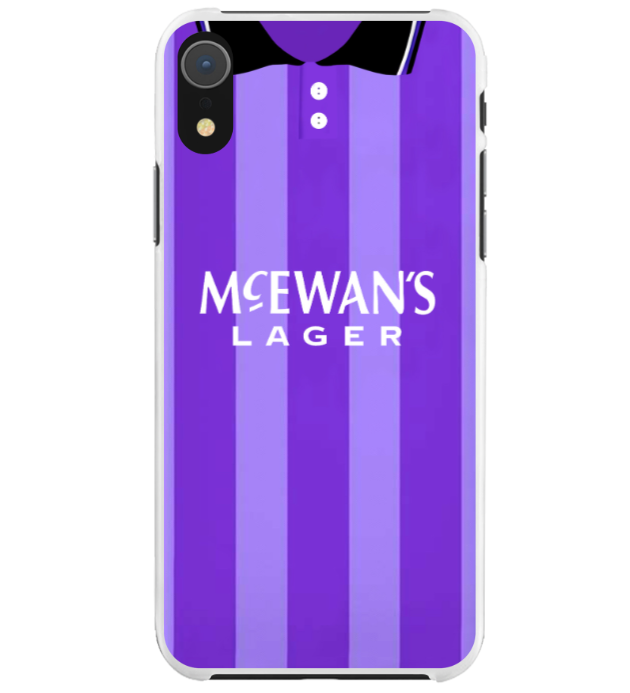 Rangers Away Retro Football Shirt Premium Protective Silicone Rubber Phone Case - Image 4