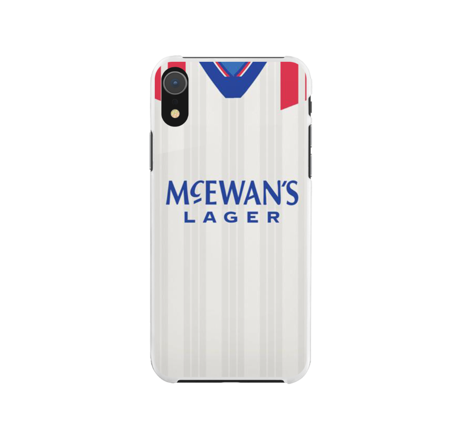 Rangers Retro Away Football Shirt Premium Protective Silicone Rubber Phone Case - Image 3