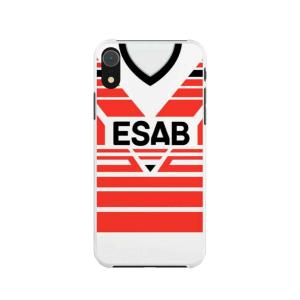 Salford Red Devils Retro Shirt Hard Rubber Premium Phone Case (Free P&P)