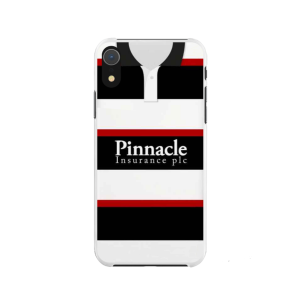 Saracens Retro Rugby Shirt Hard Rubber Premium Phone Case (Free P&P)