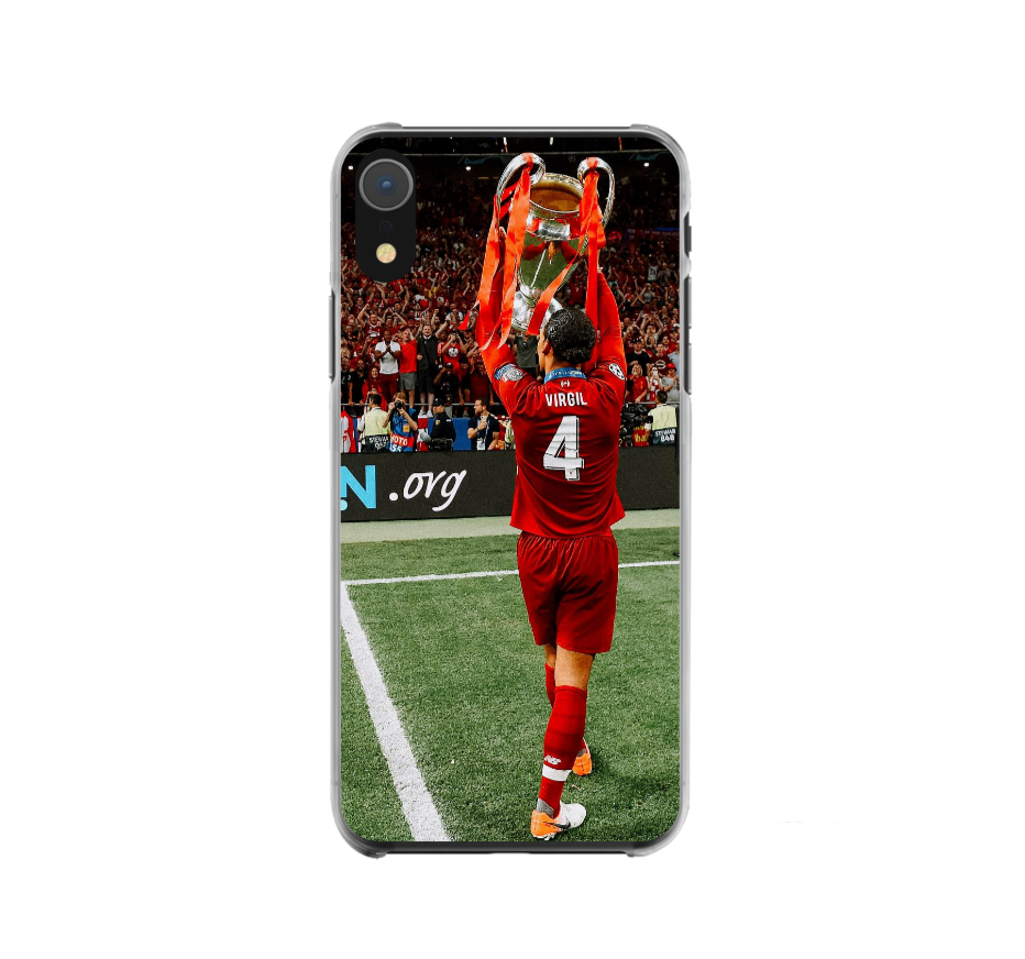 Liverpool Virgil Protective Premium Hard Rubber Silicone Phone Case Cover - Image 2