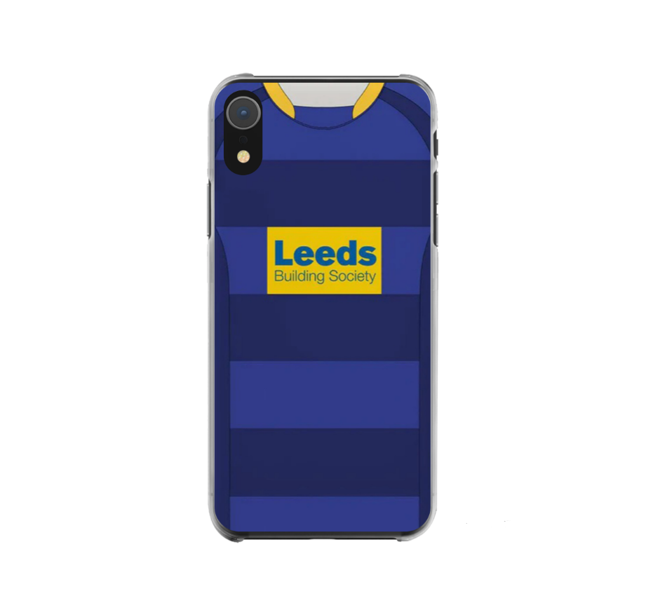 Leeds Rhinos Retro Shirt Hard Rubber Premium Phone Case - Image 2
