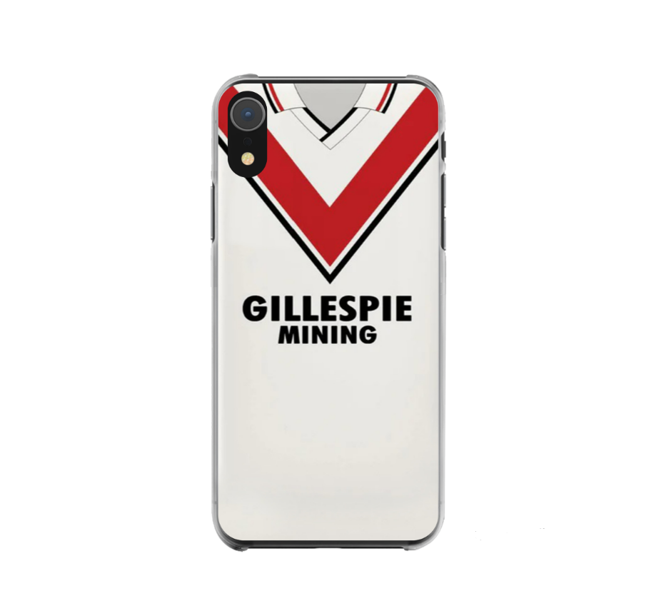 Airdrieonians Retro Football Shirt Hard Silicone Rubber Premium Phone Case Cover - Image 2
