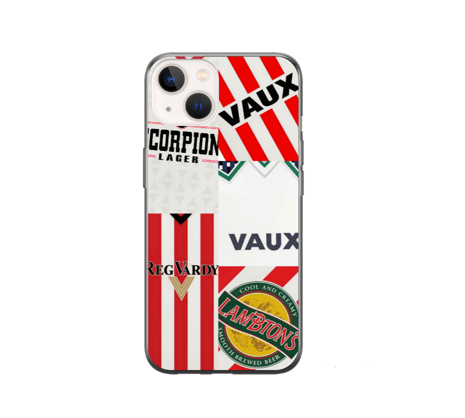 Sunderland Collection of Retro Shirts Rubber Premium Phone Case (Free P&P) - Image 3