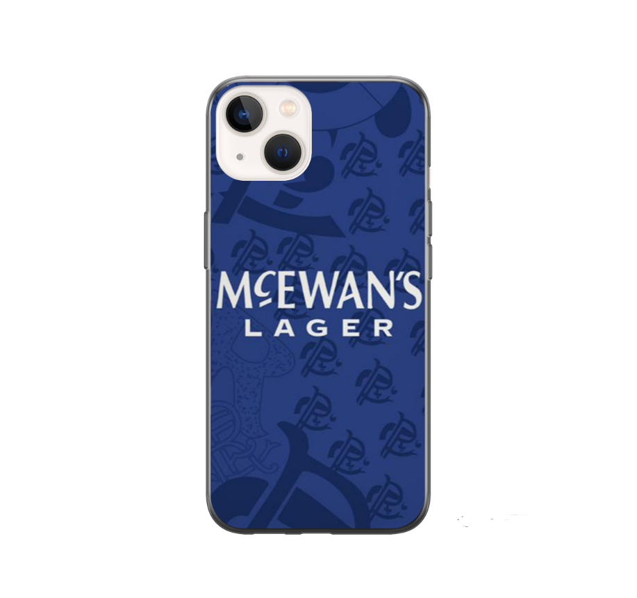 Rangers Home Retro Shirt Hard Rubber Premium Phone Case (Free P&P) - Image 2