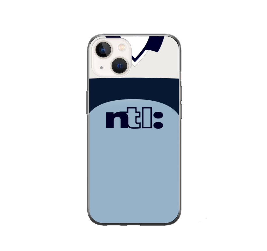 Rangers Away Retro Football Shirt Premium Protective Silicone Rubber Phone Case - Image 2