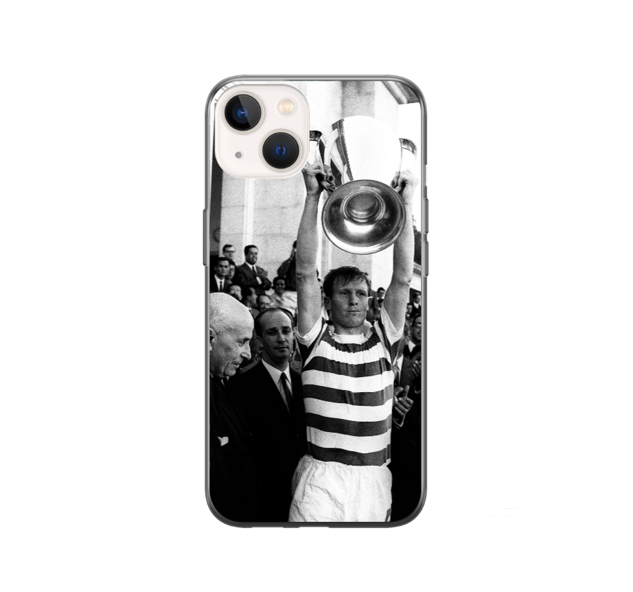 Glasgow Green & White European Cup Hard Rubber Silicone Premium Phone Case (Free P&P) - Image 2