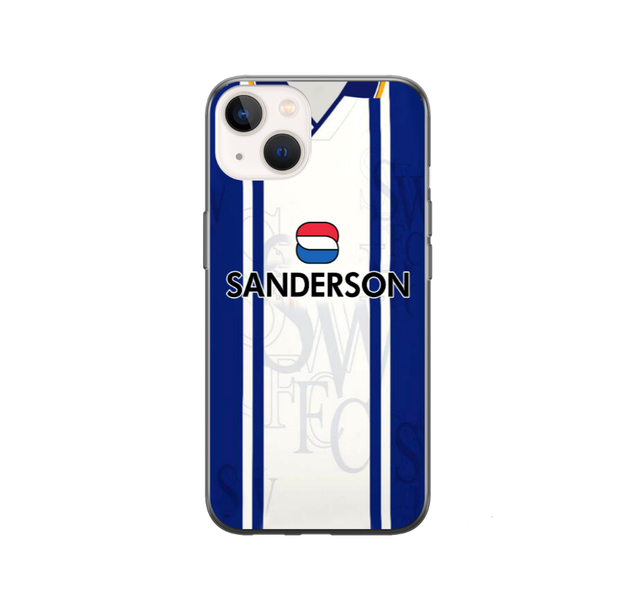 Sheffield W Retro Football Shirt Protective Premium Hard Rubber Silicone Phone Case Cover - Image 2