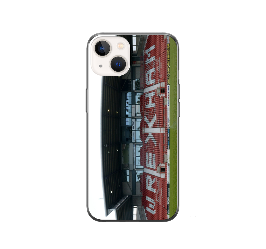 Wrexham Stadium Protective Premium Hard Rubber Silicone Phone Case - Image 2