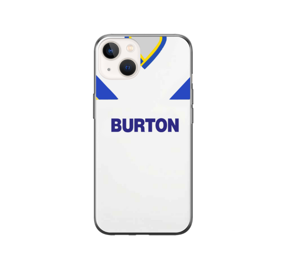 Leeds 1986 Home Shirt Protective Premium Hard Rubber Silicone Phone Case Cover - Image 2