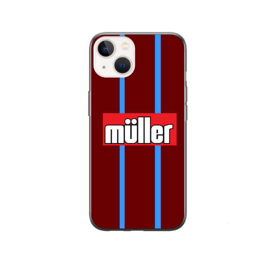 Aston Villa Retro Home Shirt Protective Premium Hard Rubber Silicone Phone Case Cover - Image 2