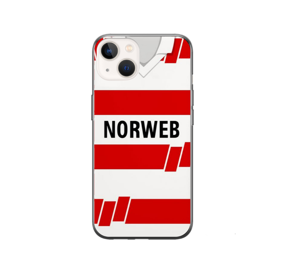 Wigan Warriors Retro Rugby Shirt Protective Premium Hard Rubber Silicone Phone Case Cover - Image 2