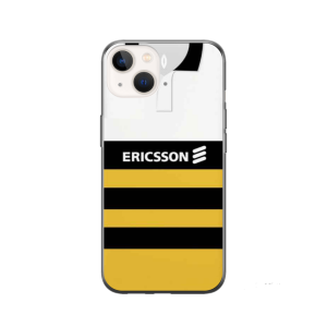 Wasps Retro Rugby Shirt Protective Premium Hard Rubber Silicone Phone Case Cover