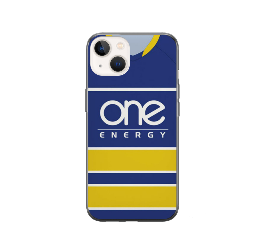 Warrington Wolves Retro Rugby Shirt Protective Premium Hard Rubber Silicone Phone Case Cover - Image 2