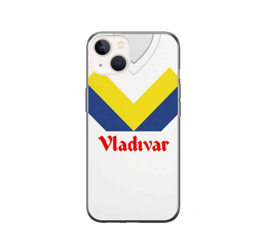Warrington Wolves Retro Rugby Shirt Protective Premium Hard Rubber Silicone Phone Case Cover - Image 2