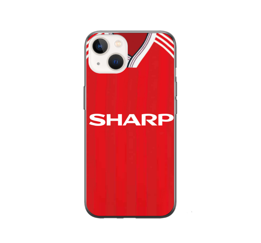 Man Utd Home 1988 Protective Premium Hard Rubber Silicone Phone Case Cover - Image 2