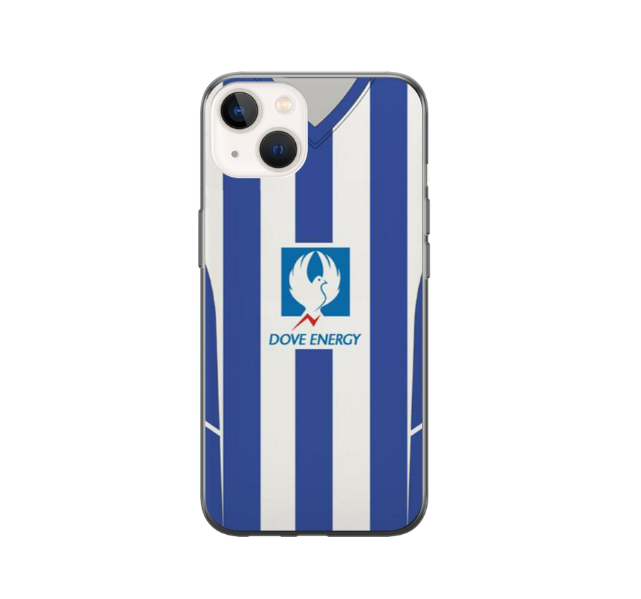 Hartlepool United Retor Shirt Protective Premium Hard Rubber Silicone Phone Case Cover - Image 2