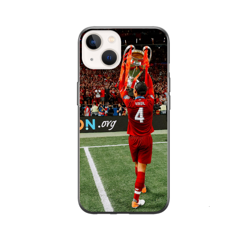 Liverpool Virgil Protective Premium Hard Rubber Silicone Phone Case Cover - Image 3