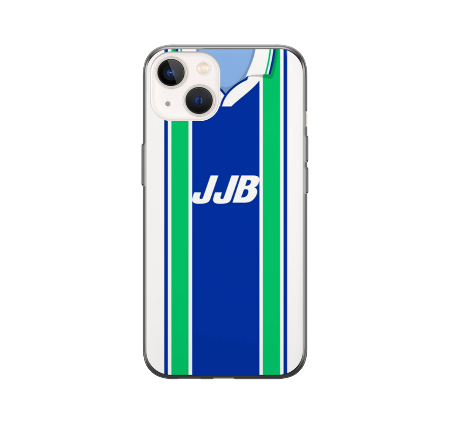 Wigan Home Retro Shirt Protective Premium Hard Rubber Silicone Phone Case Cover - Image 2