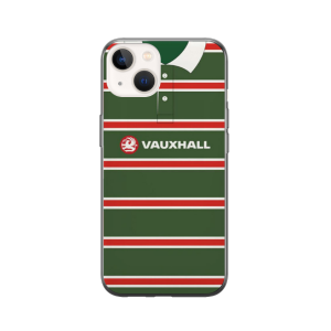 Leicester Tigers Retro Rugby Shirt Protective Premium Hard Rubber Silicone Phone Case Cover