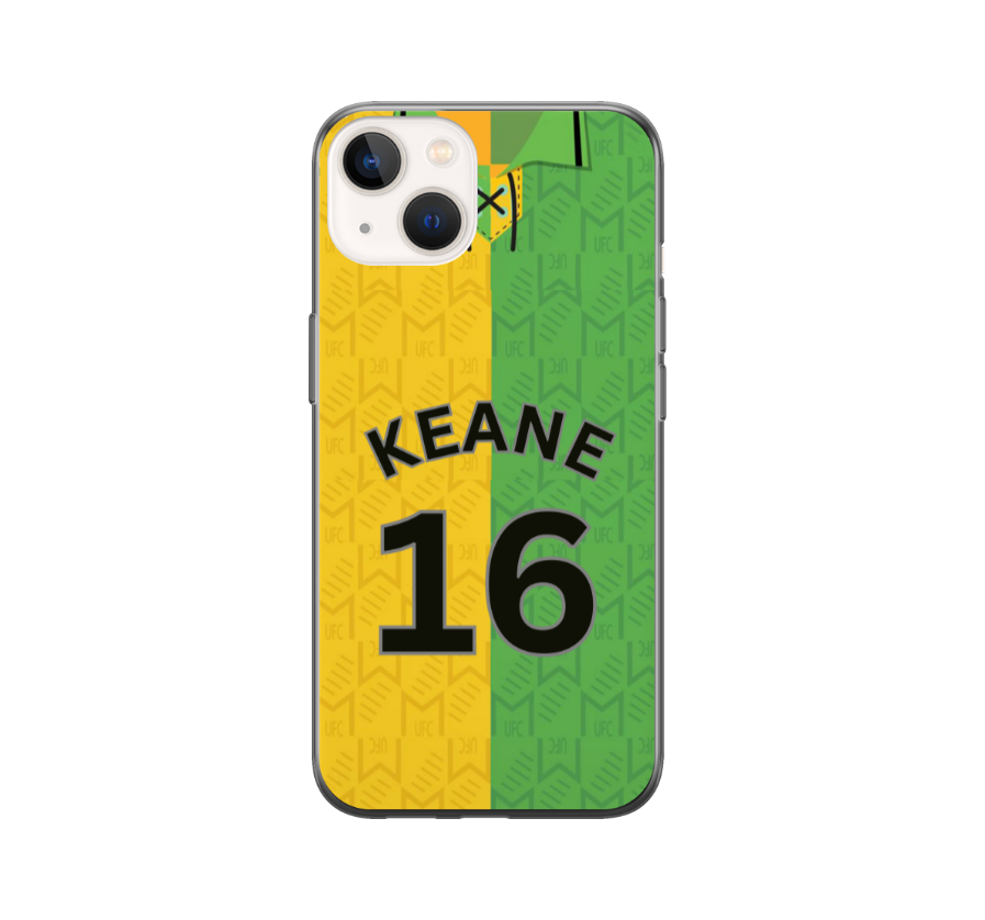 Manchester U 2023-2024 Home Football Shirt (choose any Name and Number) Protective Premium Rubber Silicone Phone Case - Image 2