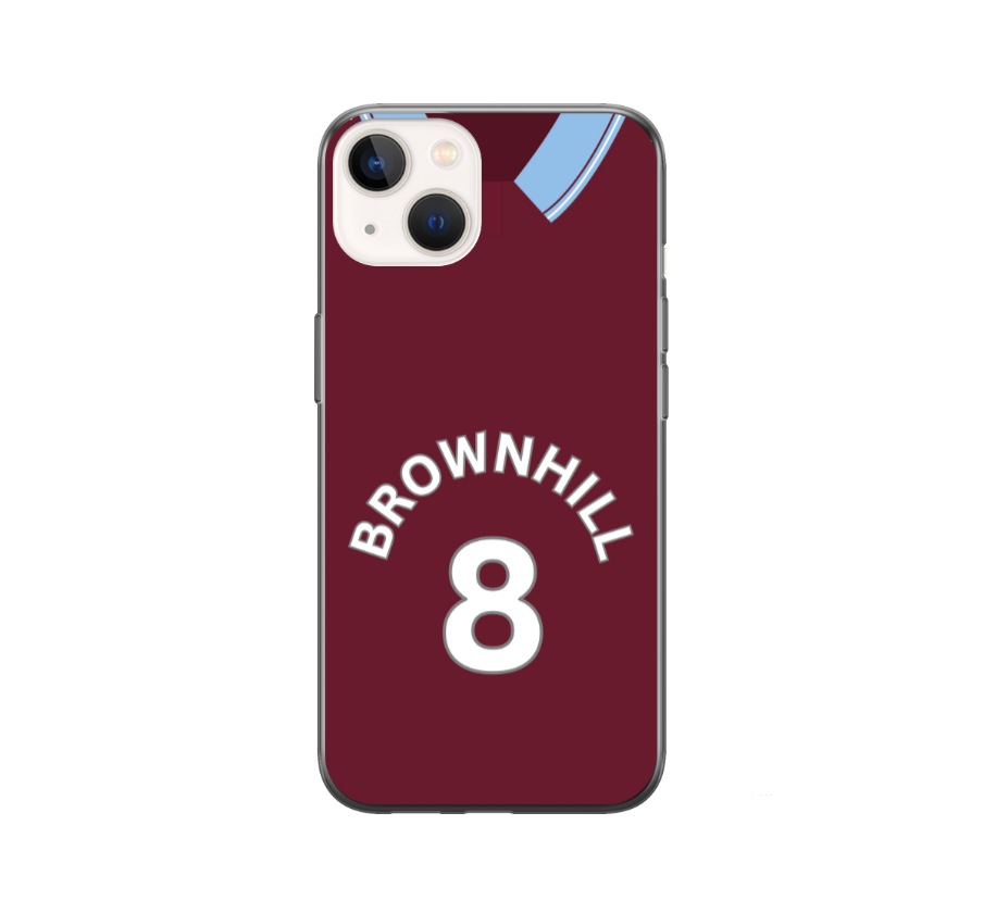 Burnley 2023-2024 Home Football Shirt (choose any Name and Number) Protective Premium Rubber Silicone Phone Case - Image 5