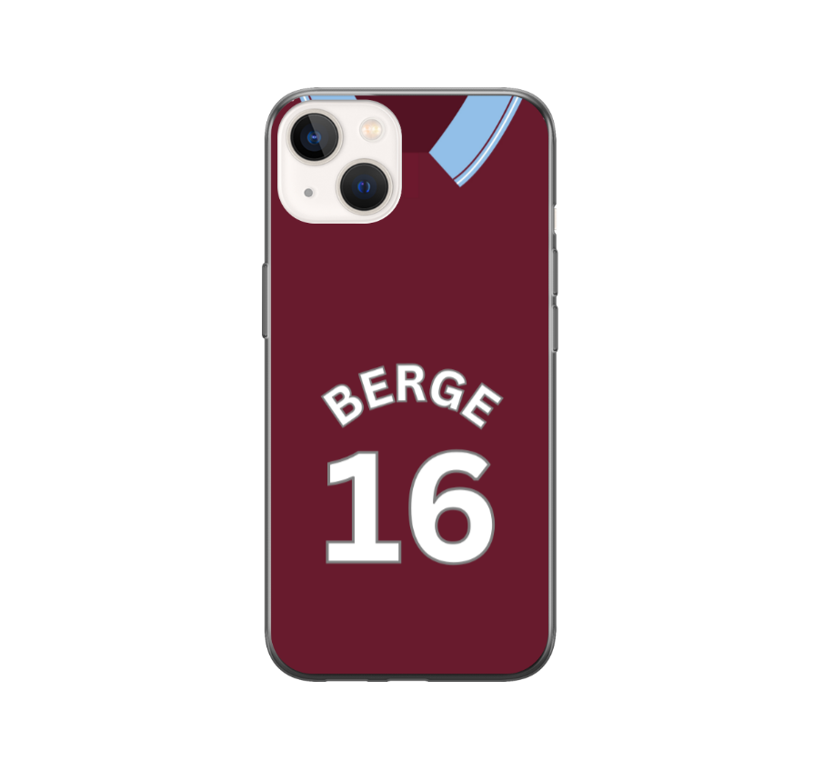 Burnley 2023-2024 Home Football Shirt (choose any Name and Number) Protective Premium Rubber Silicone Phone Case - Image 6